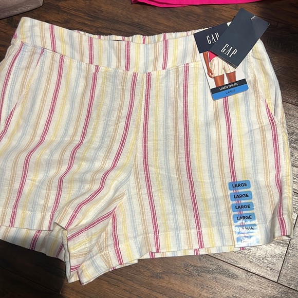 Gap women’s shorts linen size large new with tagss - Picture 5 of 10